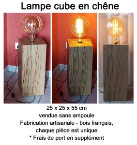 cube lampe